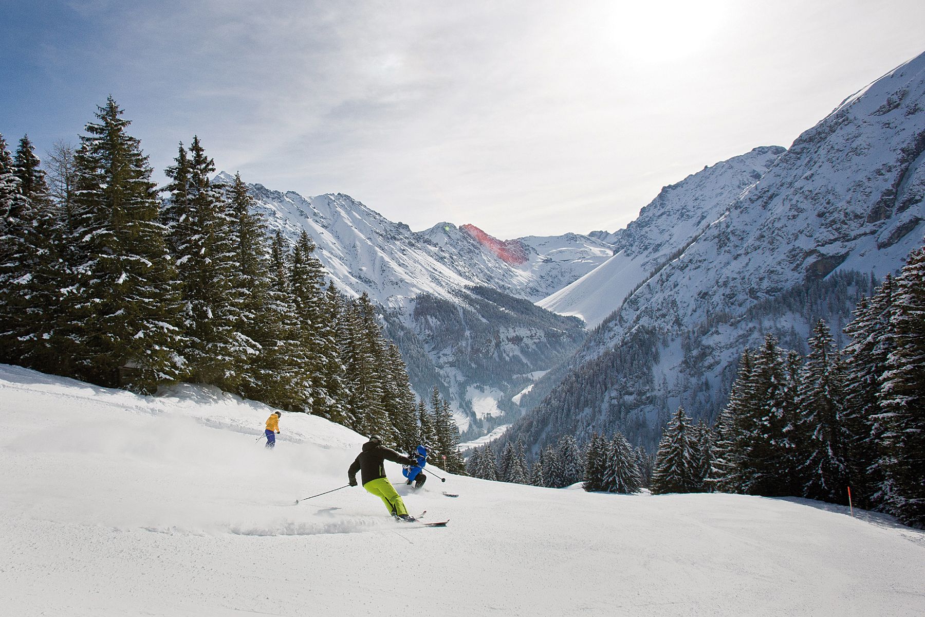 Skifahren im Brandnertal