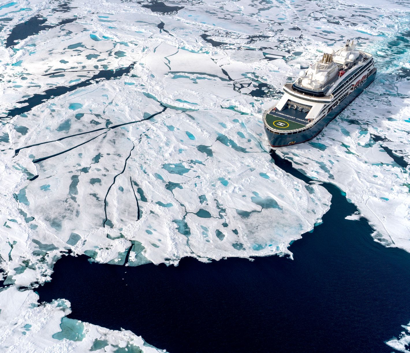 Mit dem Eisbrecher unterwegs
