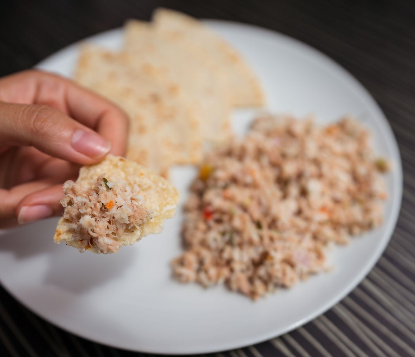 Traditionelles maledivisches Frühstück – Mas Huni mit Chapati