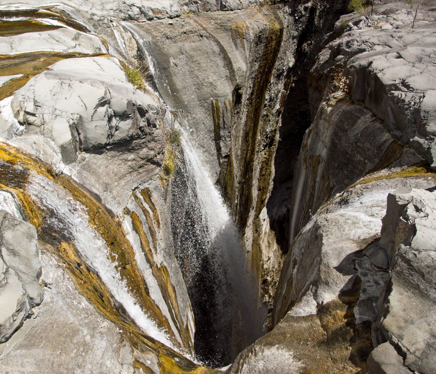 La cascade des Trois Roches, entre Roche Plate et Marla