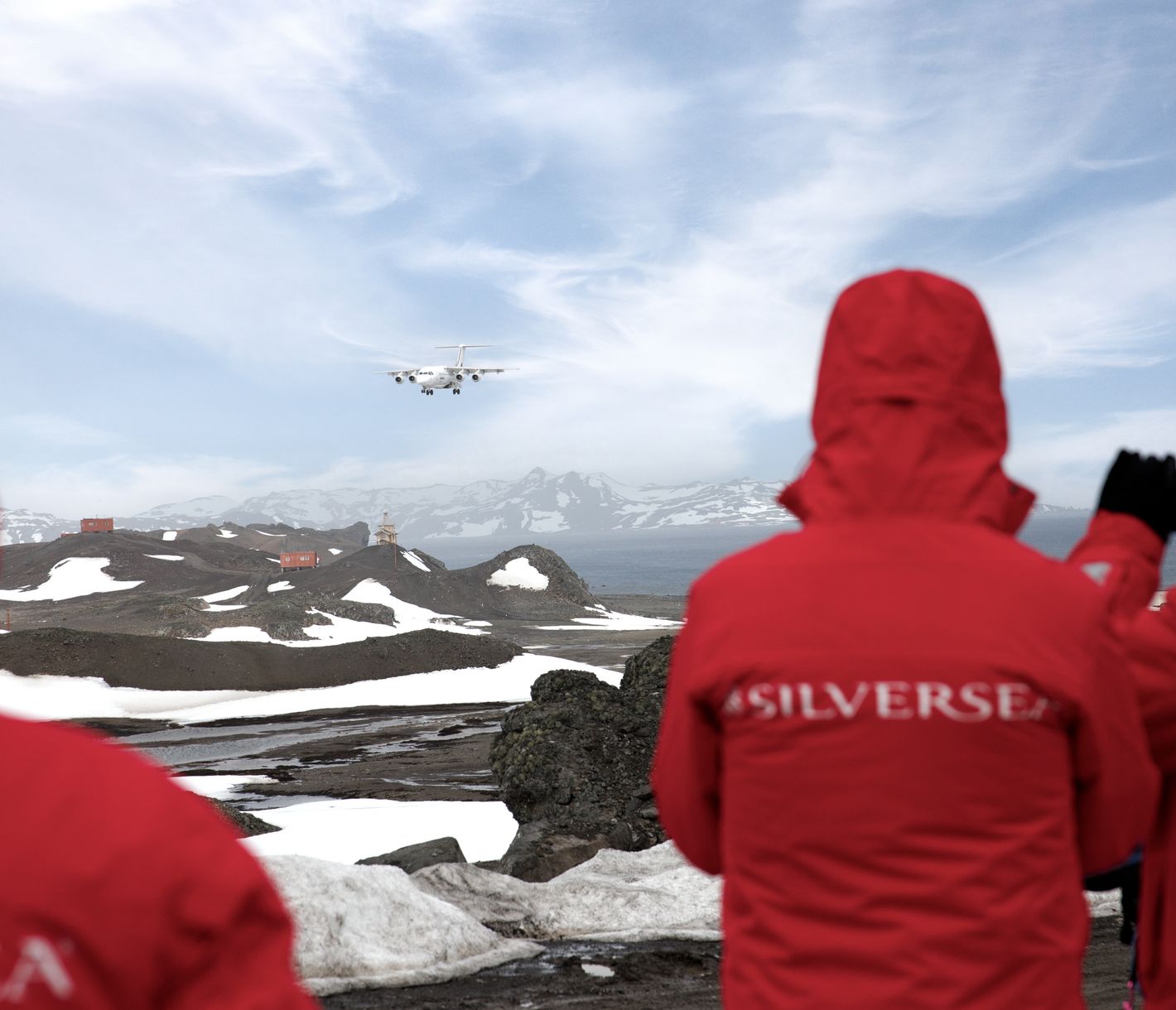 Flug in die Antarktis