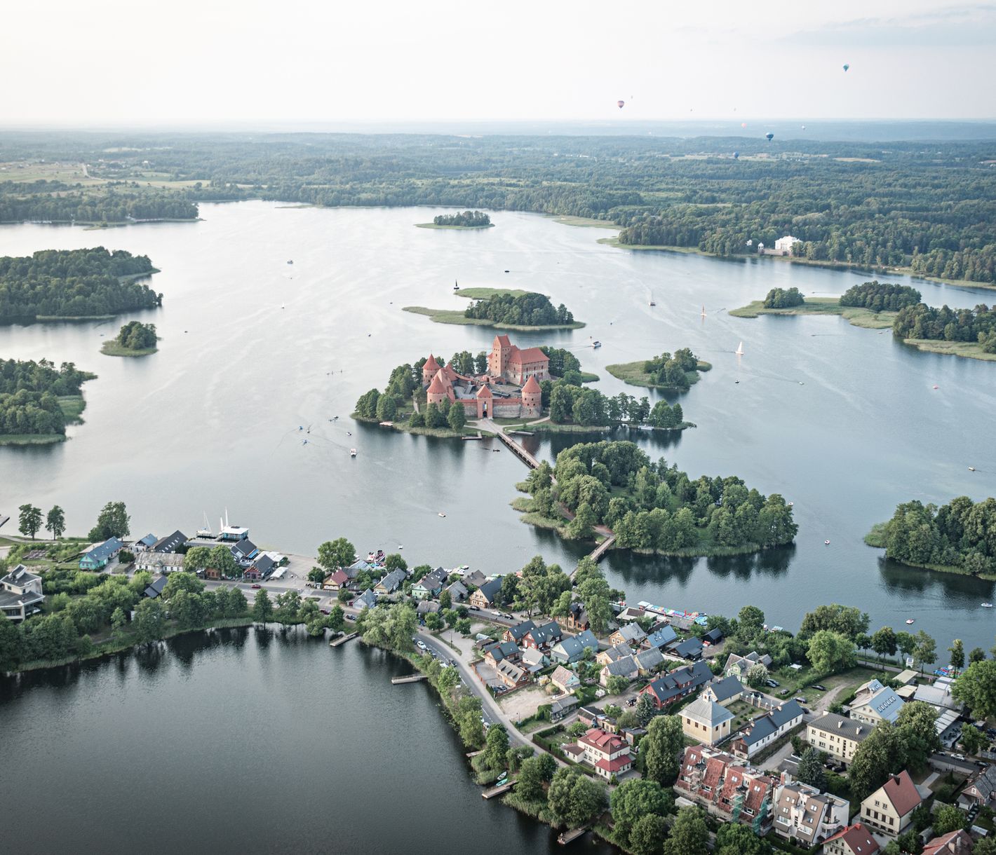 Die mittelalterliche Burg von Trakai