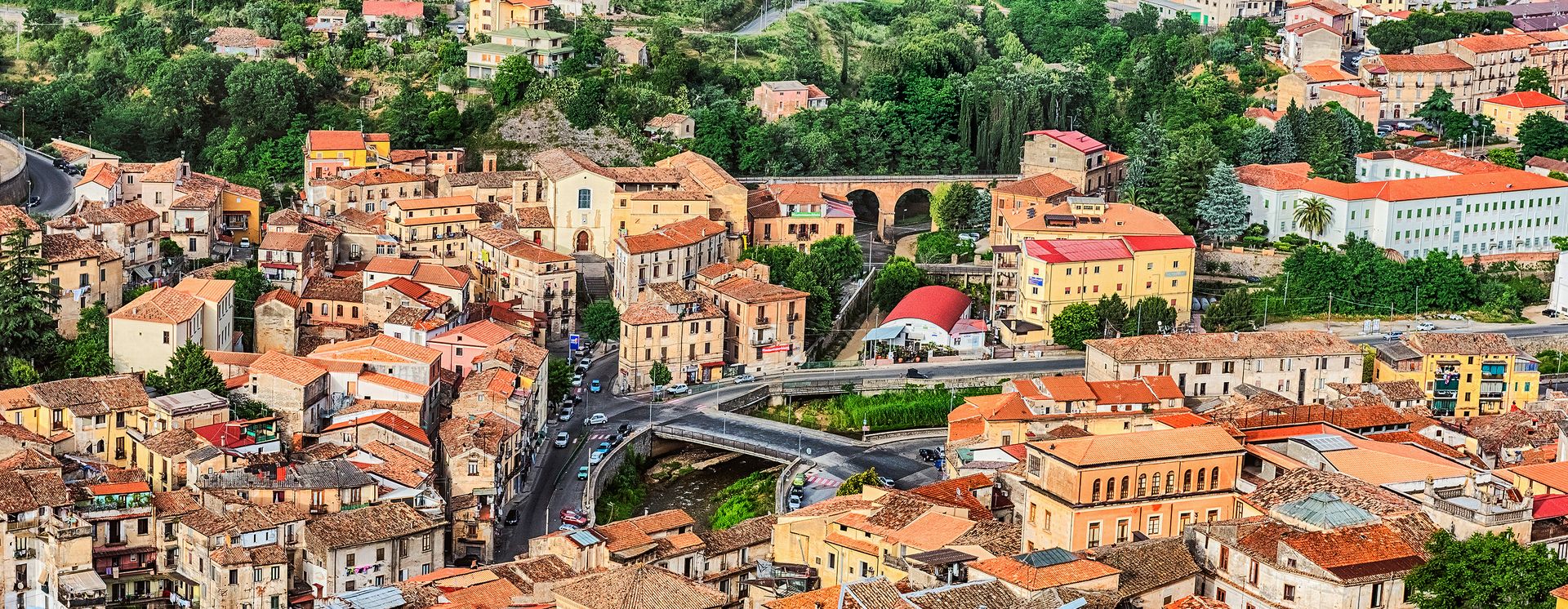 Ausblick über Cosenza