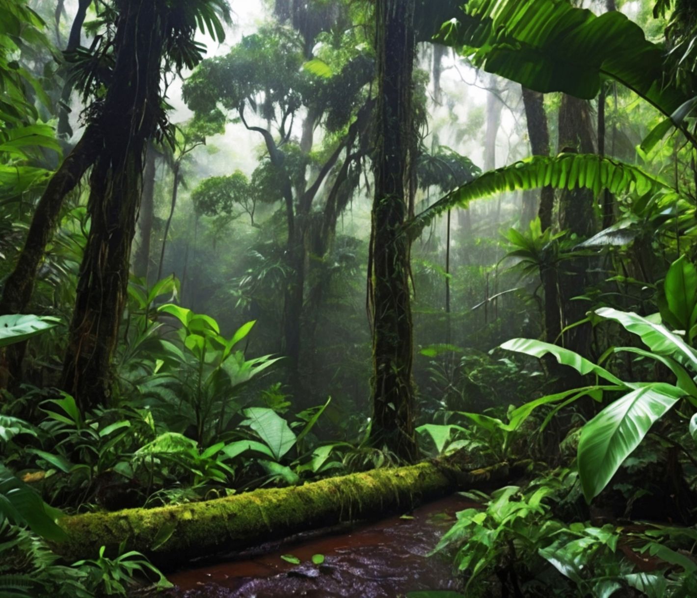 Wanderung durch den tropischen Regenwald