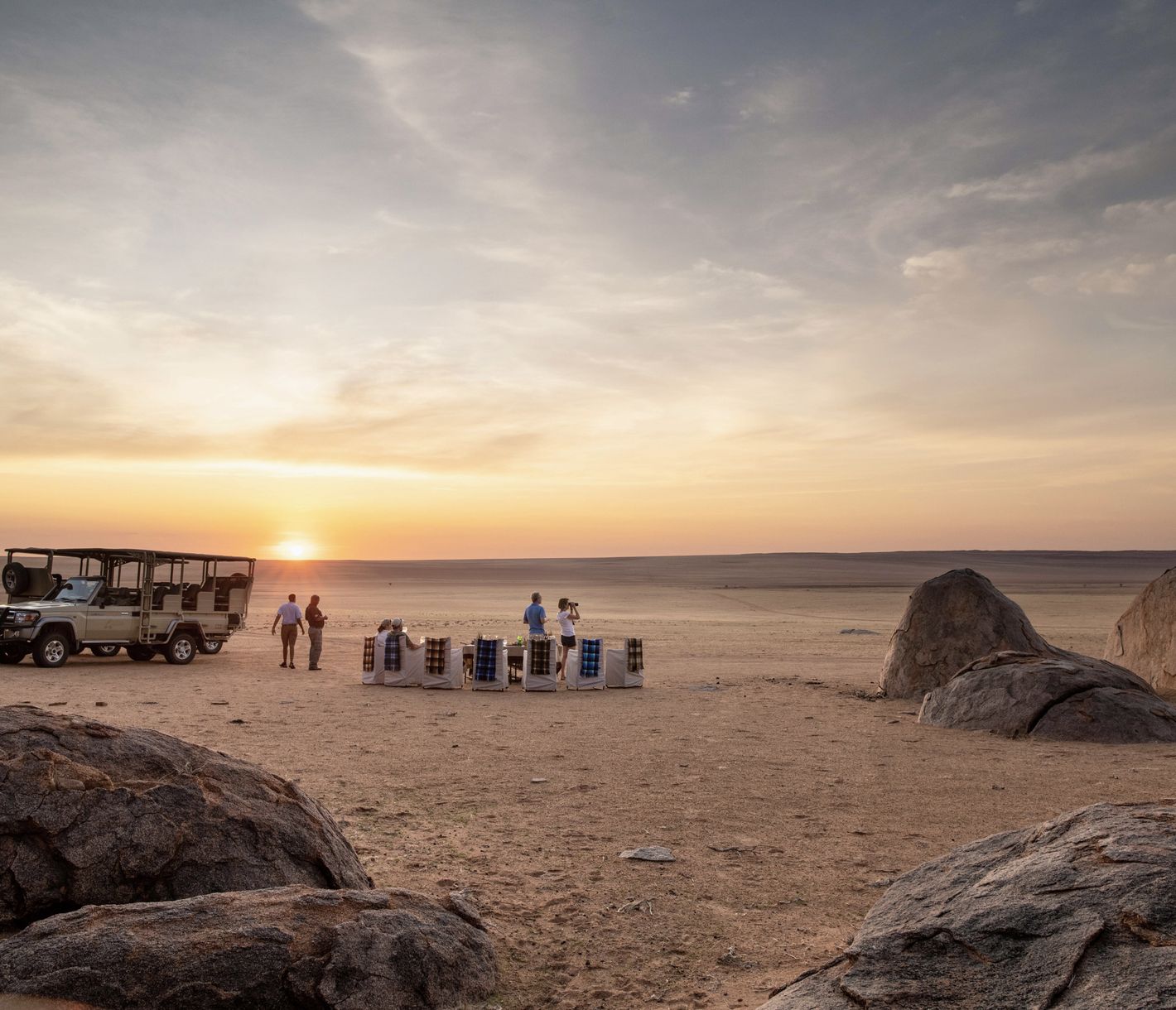 Comment conclure en beauté une journée d'exploration dans la réserve du Namib Rand ?