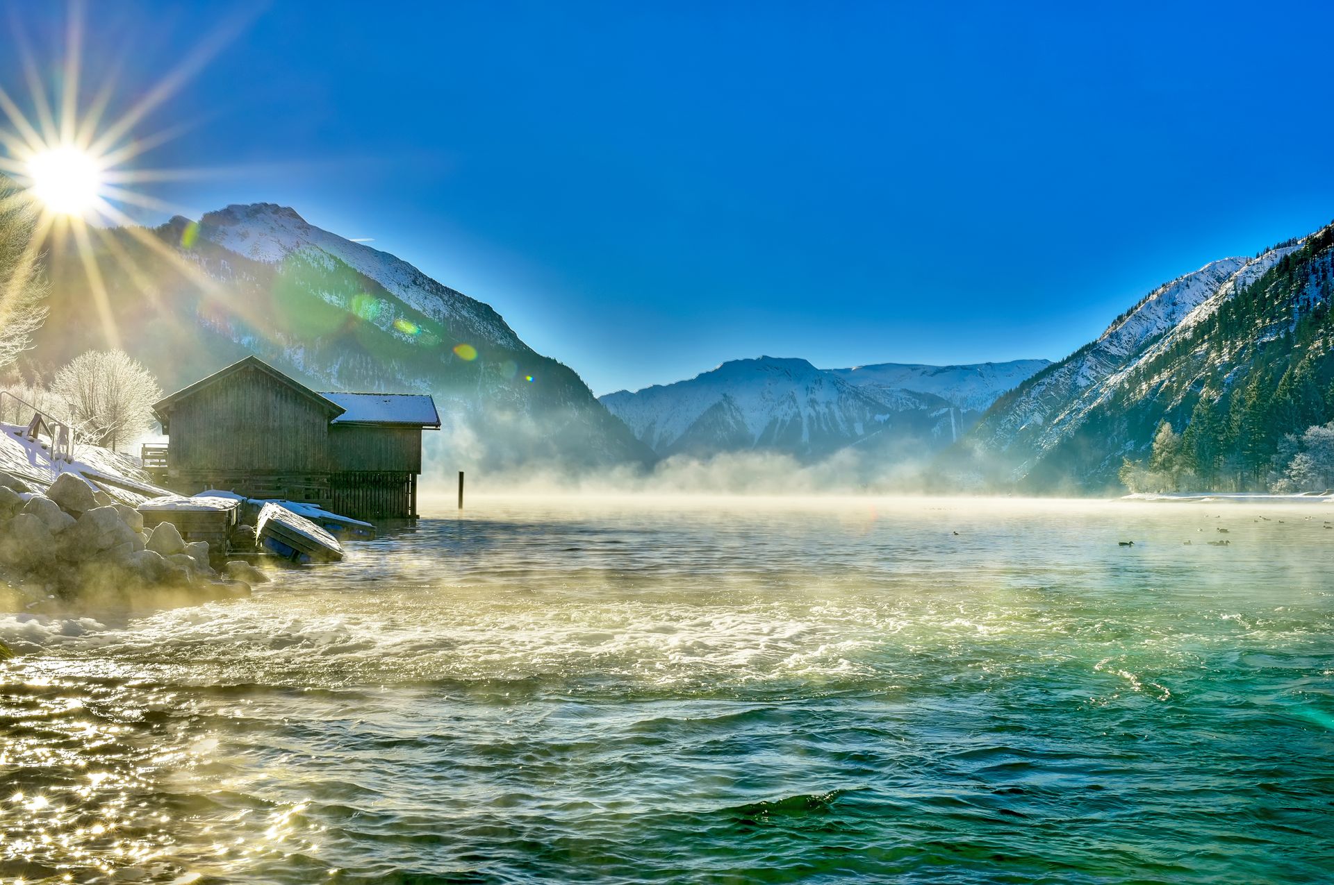 Achensee im Winter