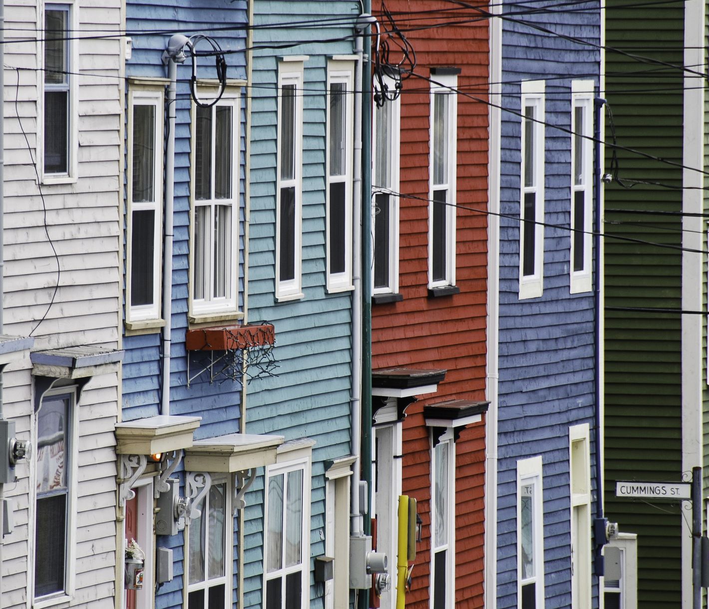 Le Jellybean Row à St John’s