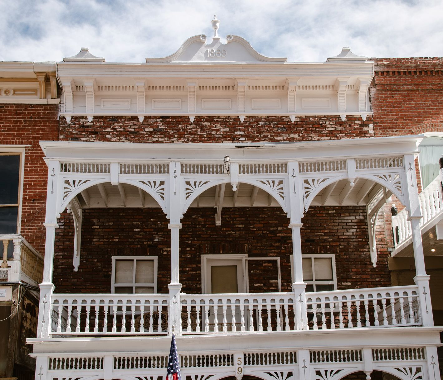 Historisches Gebäude in Virginia City