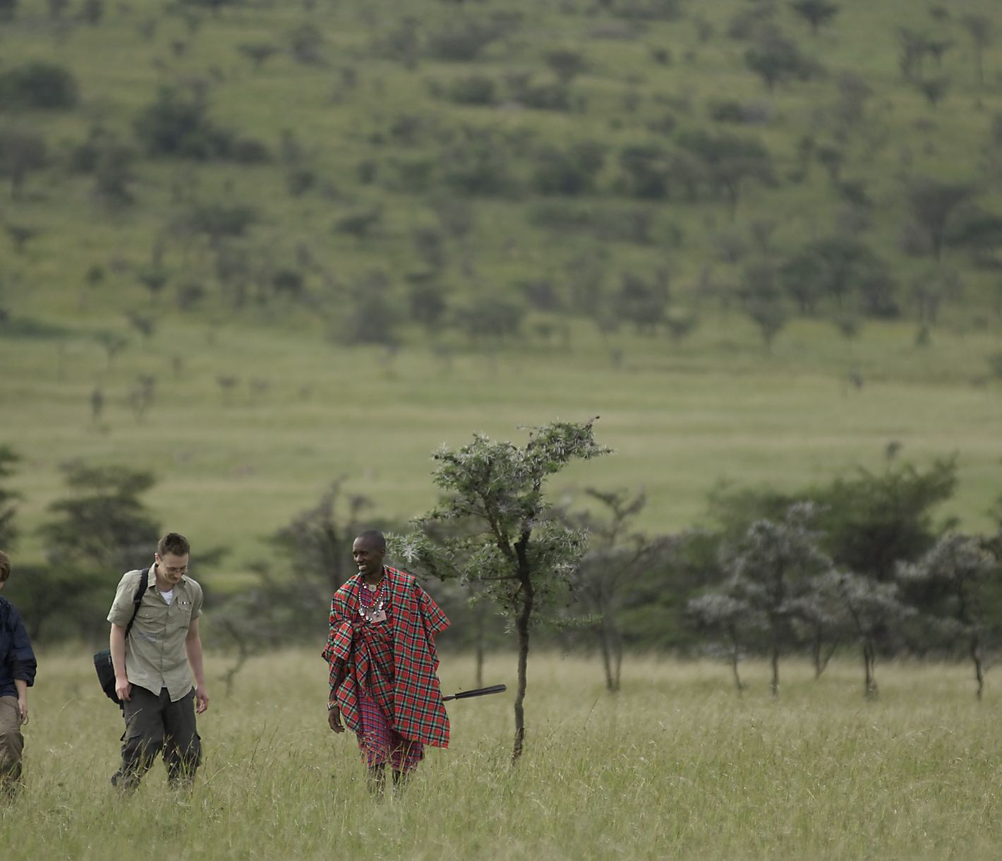 Zu Fuss von Camp zu Camp in der Masa Mara