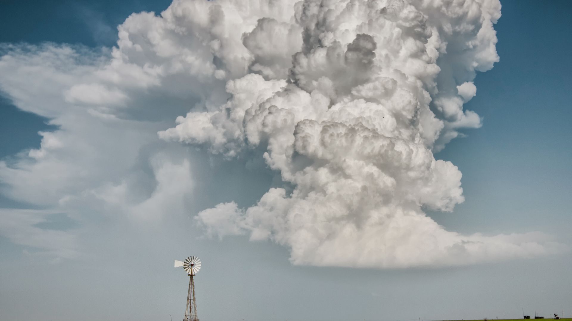 Die typischen Windmühlen prägten die Geschichte der Great Plains.