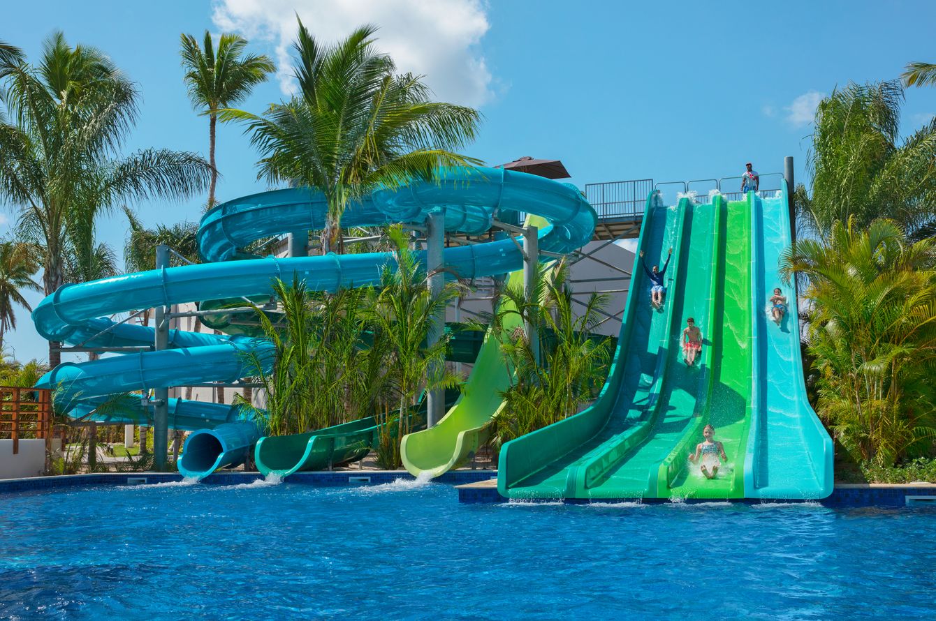 Toboggans aquatiques