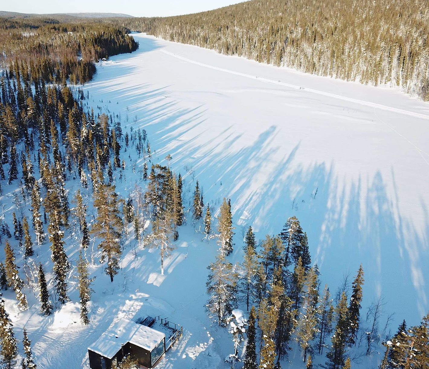Wie wäre es mit einem Eisbad am anliegenden See nach dem Saunagang?