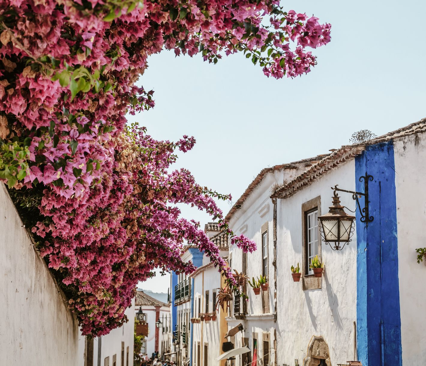 Malerische Gassen von Óbidos