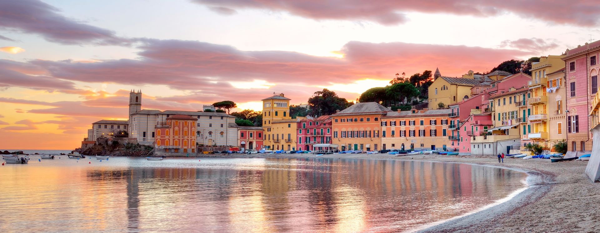 Sonnenuntergang in Sestri Levante