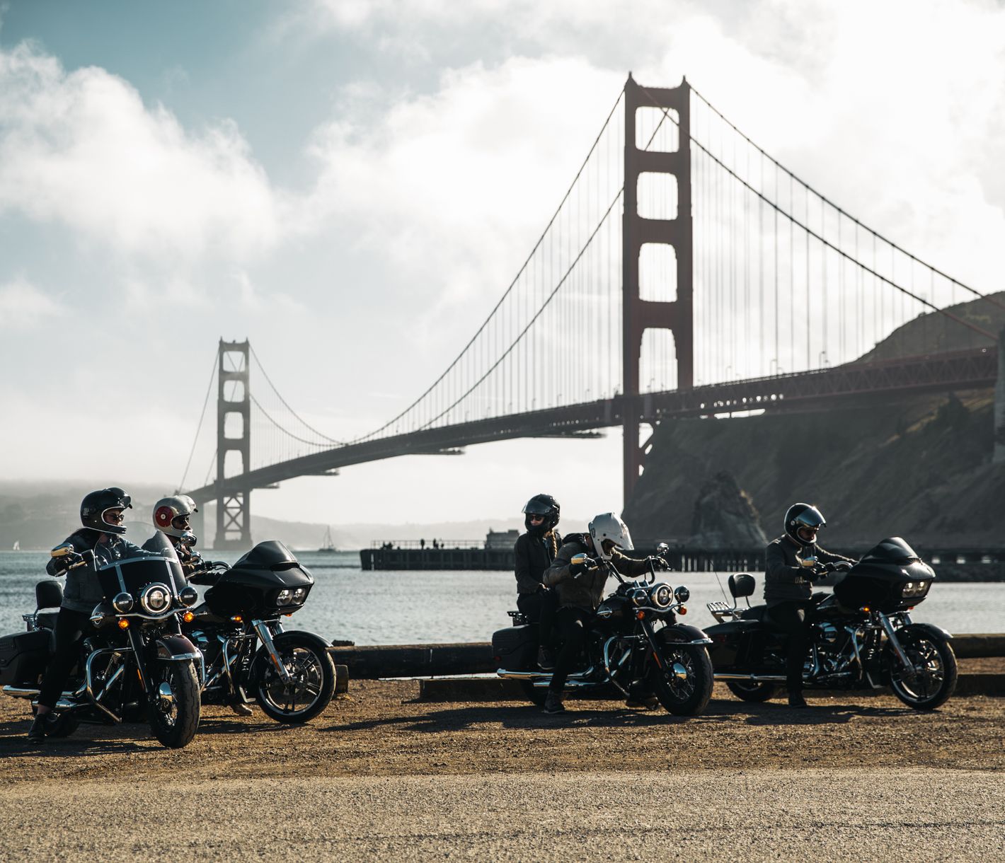 Wie wäre es mit einer kleinen Pause vor der Golden Gate Bridge?