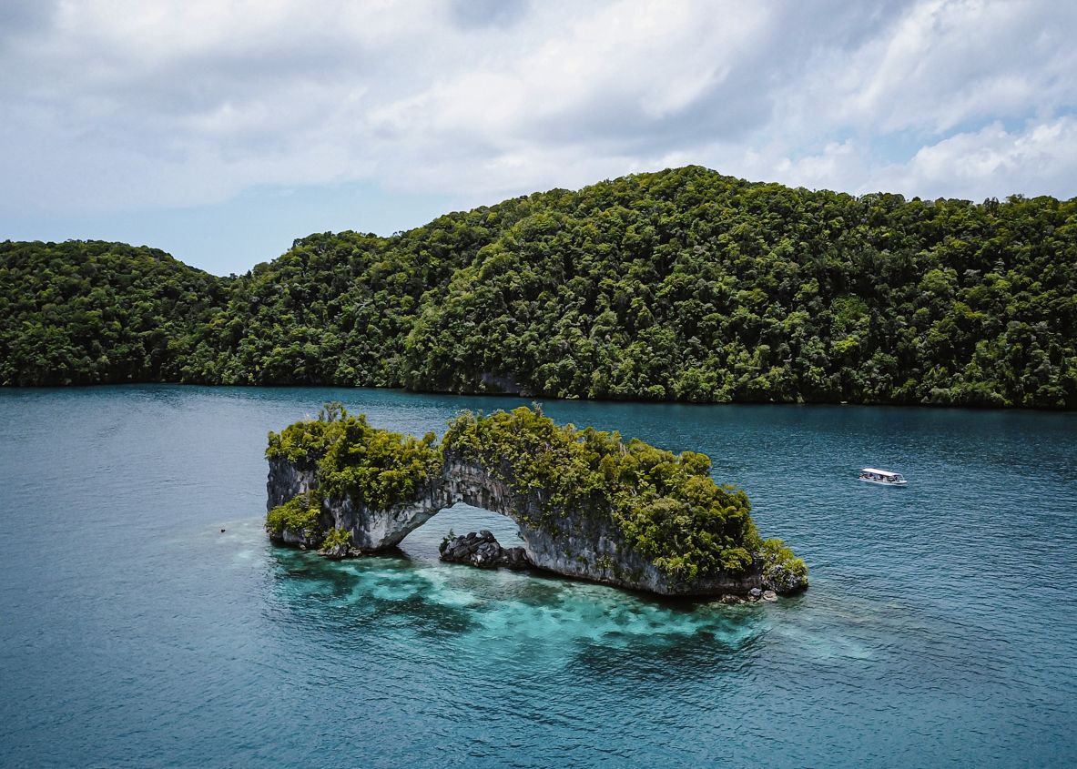The Palau Natural Arch