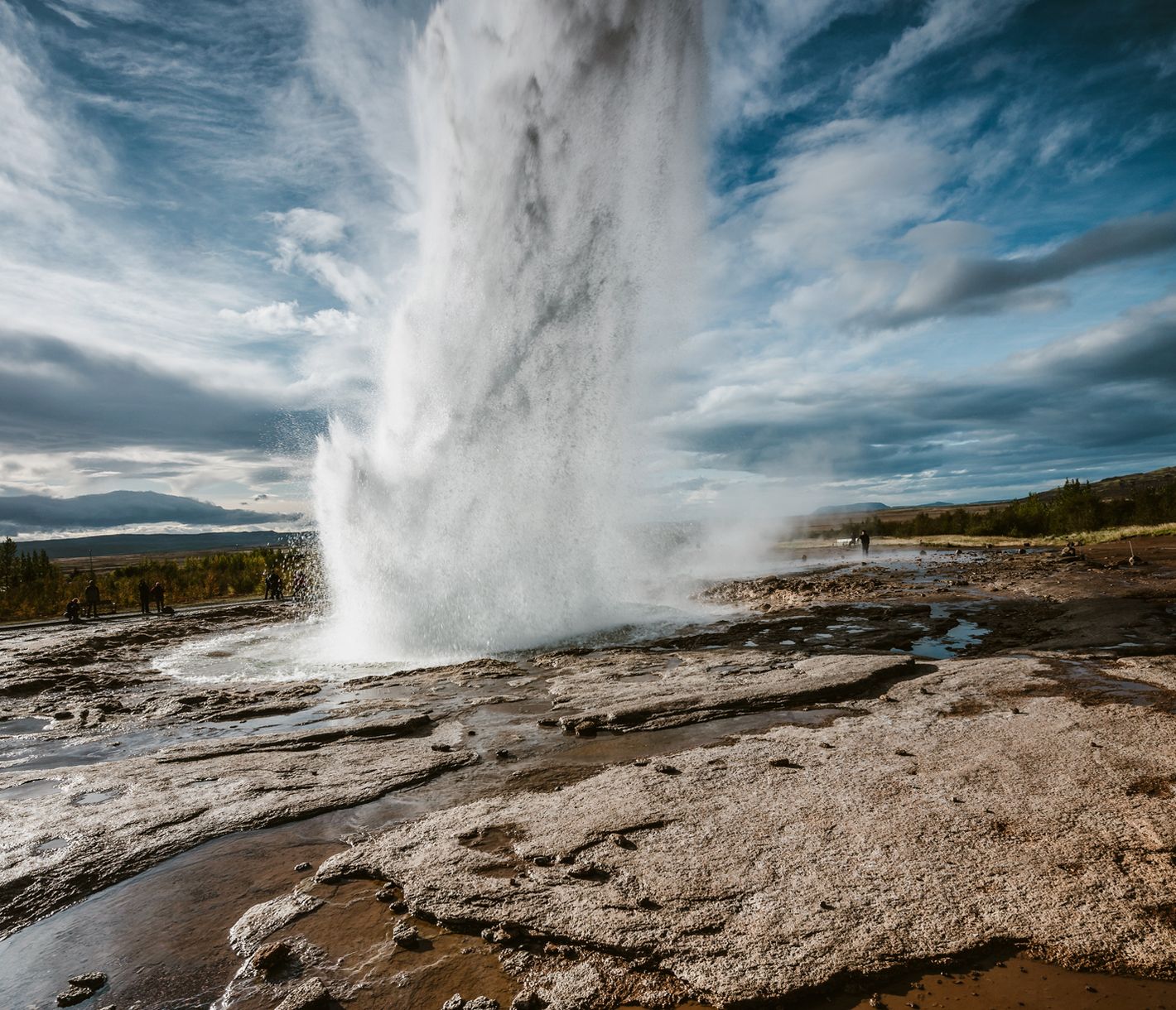 Strokkur, der aktivste Geysir auf Island!