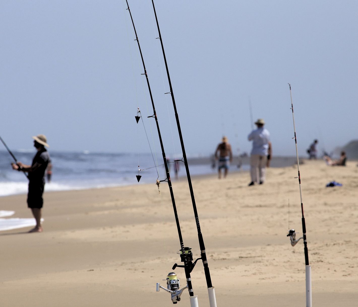 Im Back Bay National Wildlife Refuge in Virginia Beach können Sie beim Angeln entspannen.
