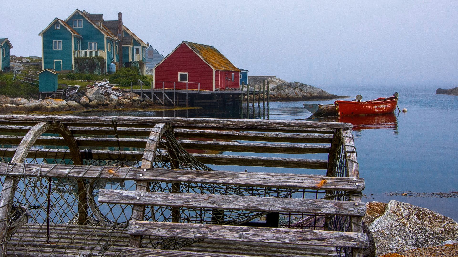 Fischerromantik in Peggy's Cove