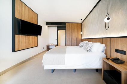 Doppelzimmer mit Sicht auf den Golfplatz