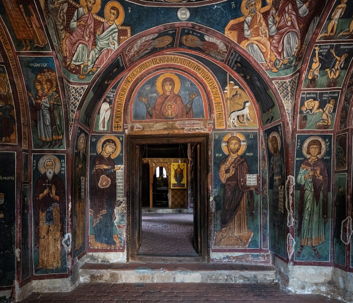 Fresques dans l’église de Panagia Podithou