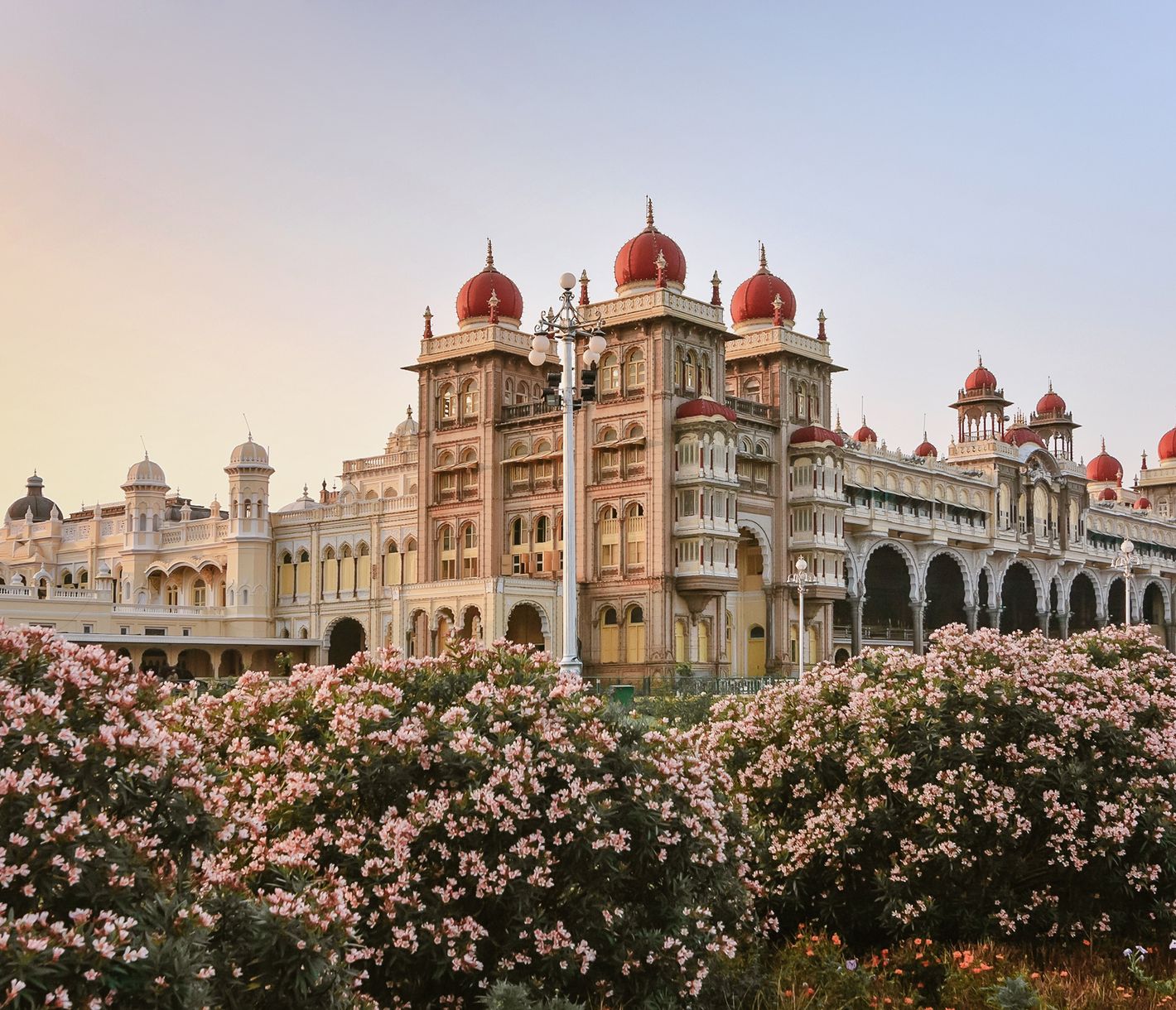 Amba Vilas - der prunkvolle Palast von Mysore in Karnataka
