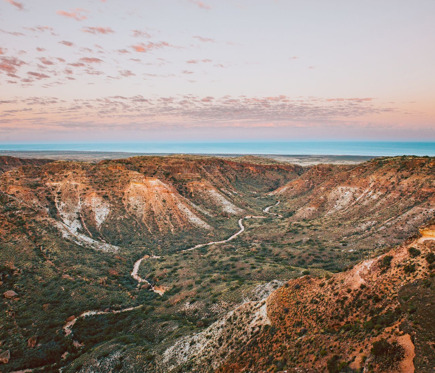 Schluchtenlandschaft