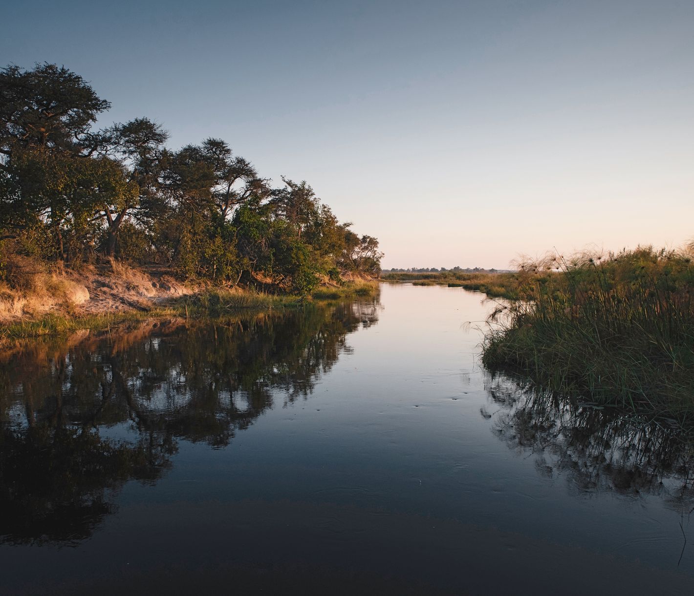 Reflektionsspektakel zum Sonnenaufgang