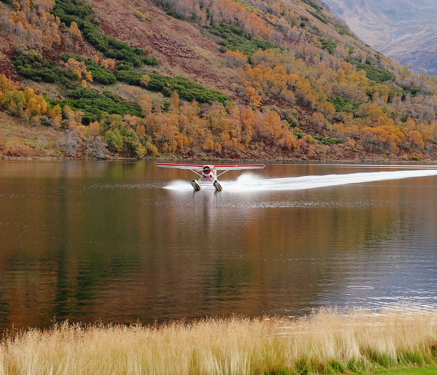 Spektakuläre An- und Abreise