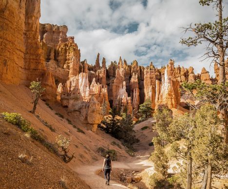 Randonnée sur le Queens Garden Trail dans le parc national de Bryce Canyon