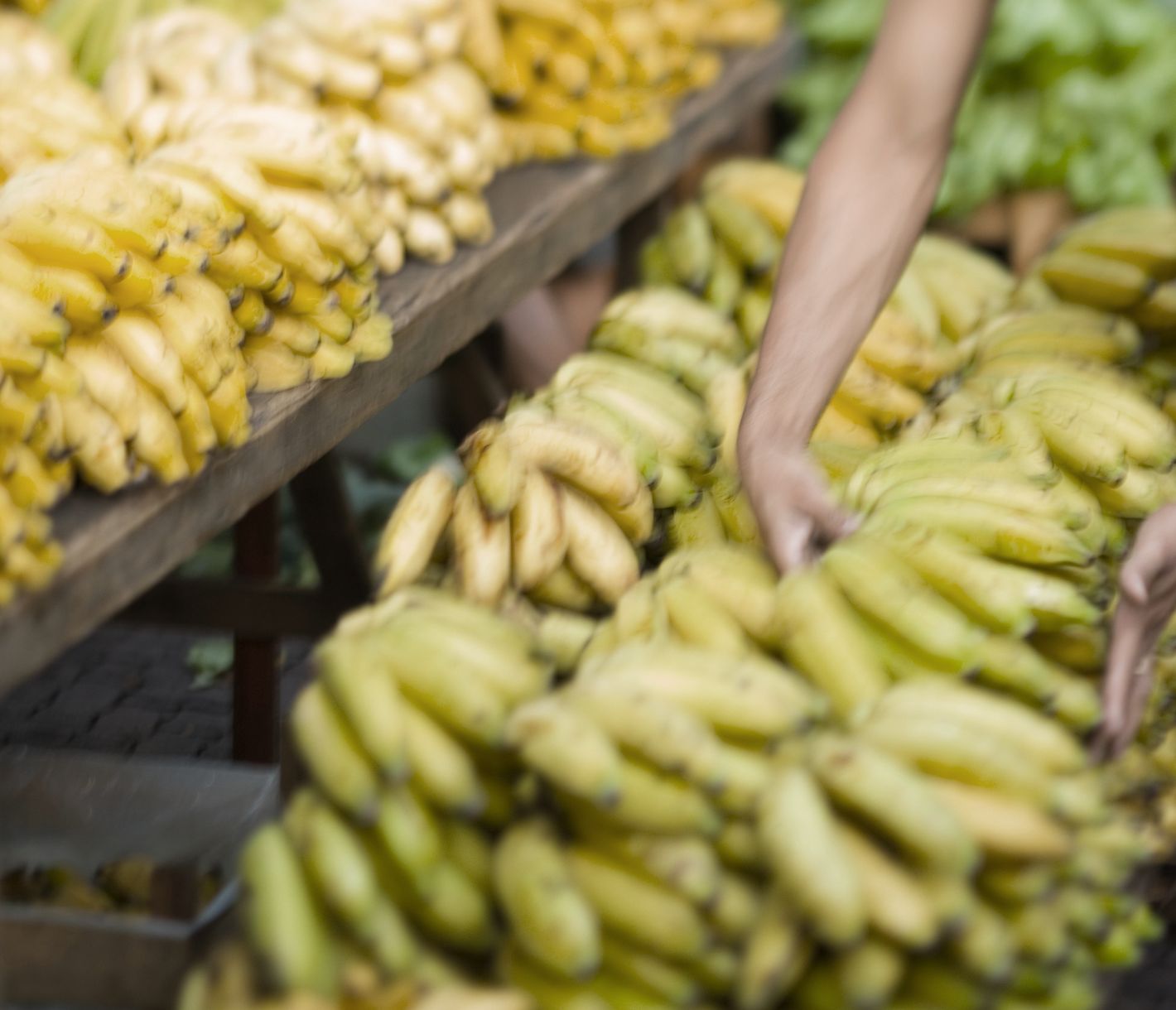 Traditioneller Frucht- und Gemüsemarkt
