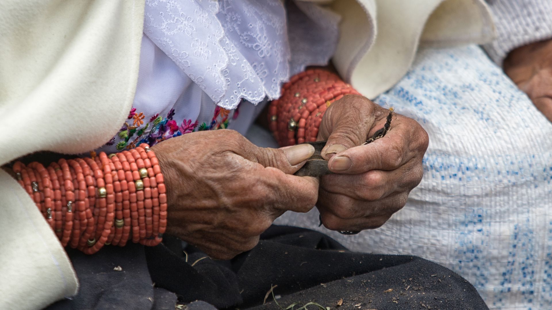 Auf dem Markt von Otavalo