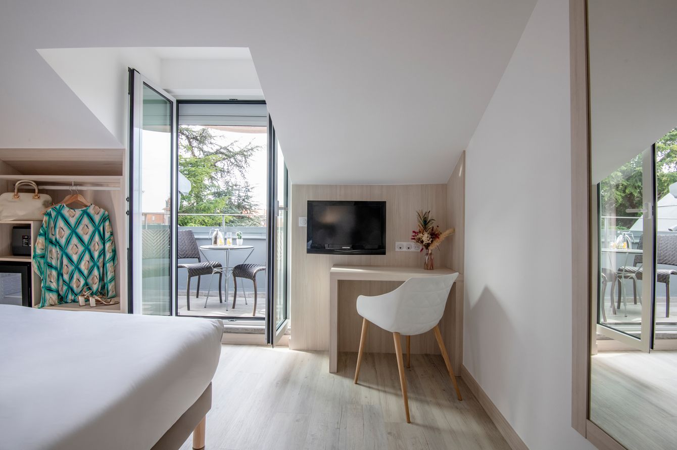 Chambre double balcon