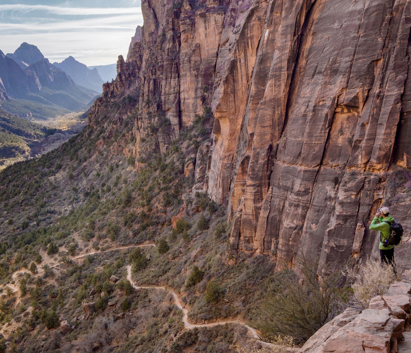 Die Aussicht vom Angel’s Landing im Zion National Park ist kaum zu übertreffen.