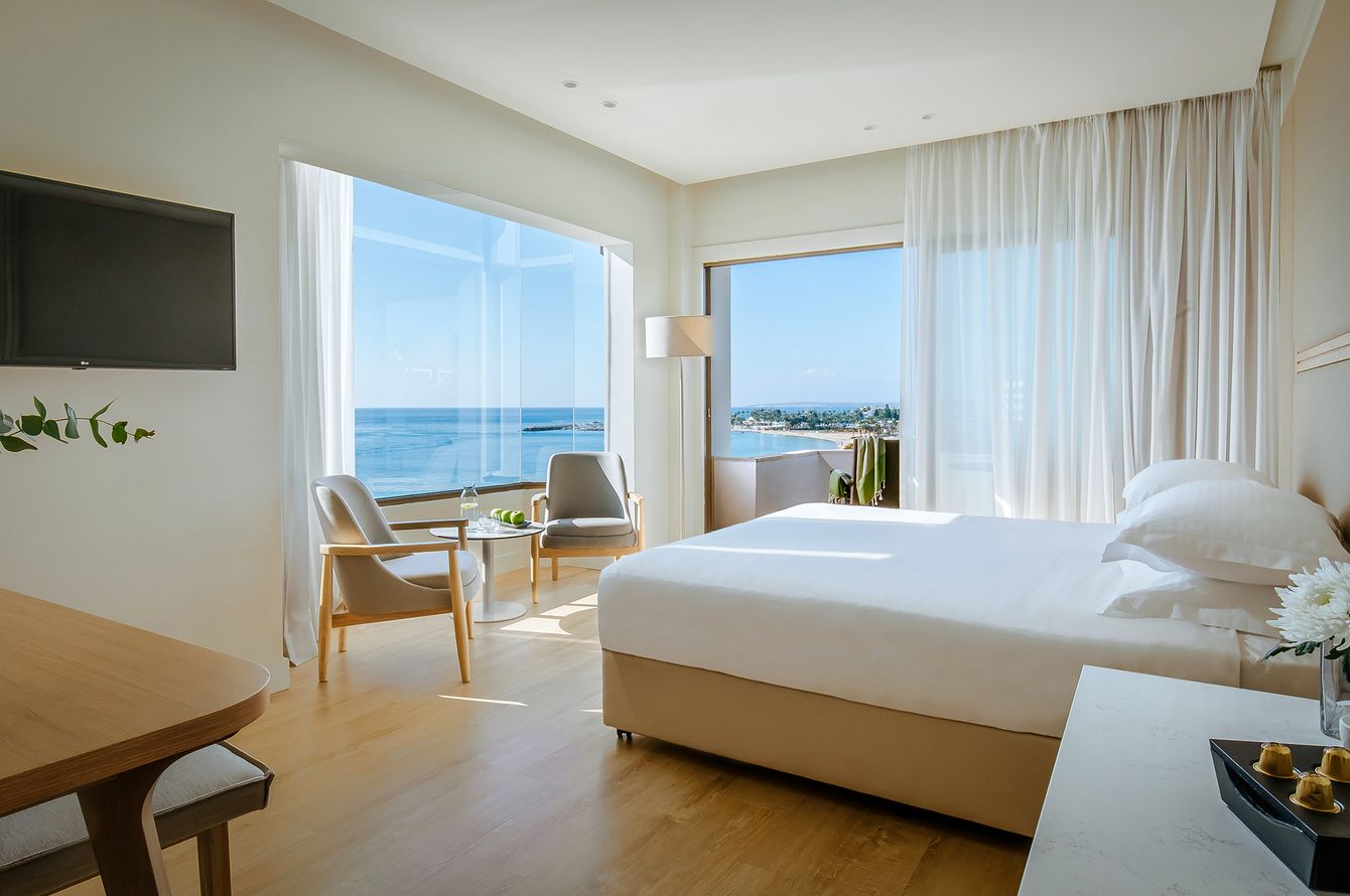 Chambre double vue mer frontale