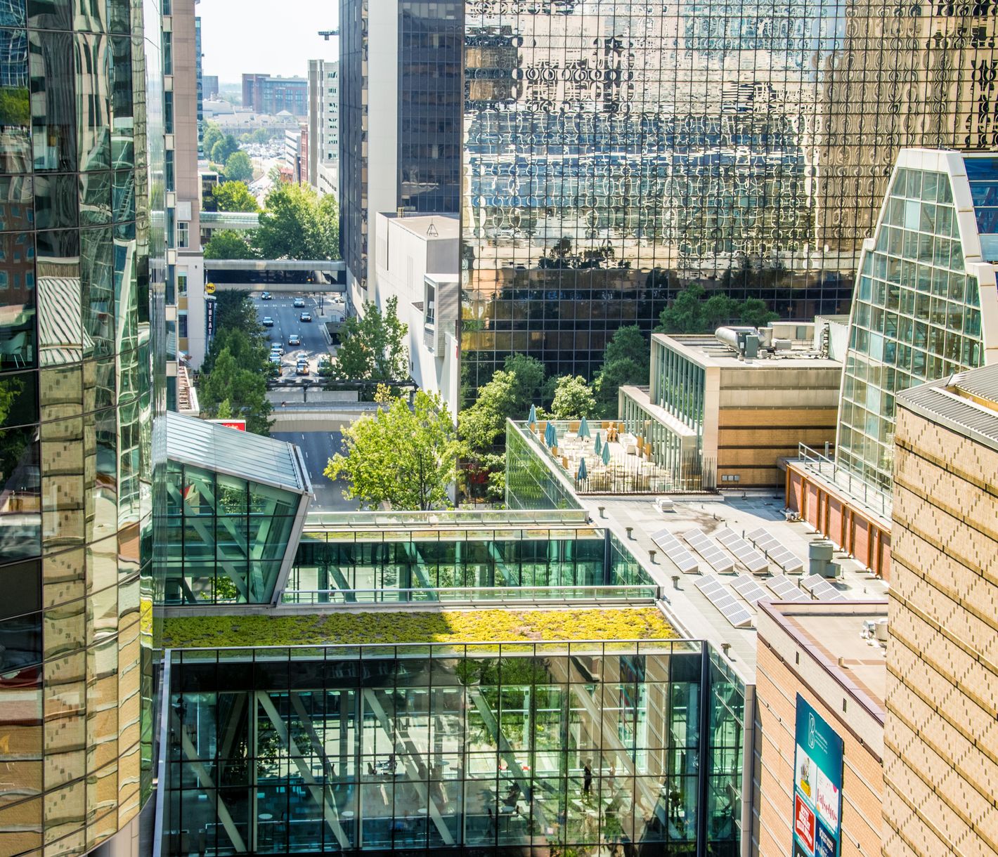 Die trendige Innenstadt von Charlotte hat vieles zu bieten.