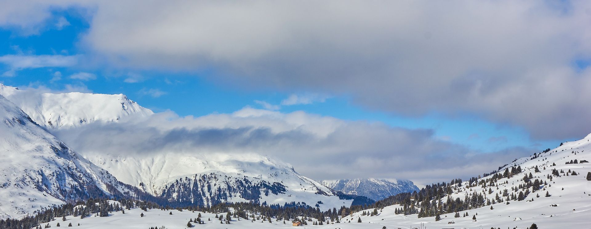 Winterlandschaft in Bivio
