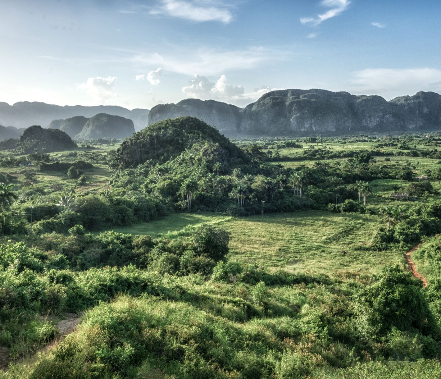 Wunderschöne Sicht über Viñales