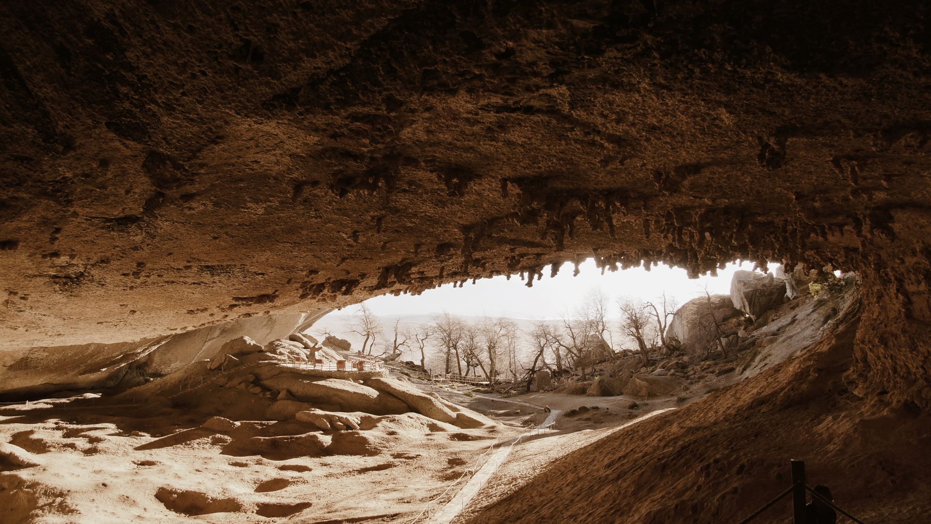 Die Milidón Höhle bei Puerto Natales