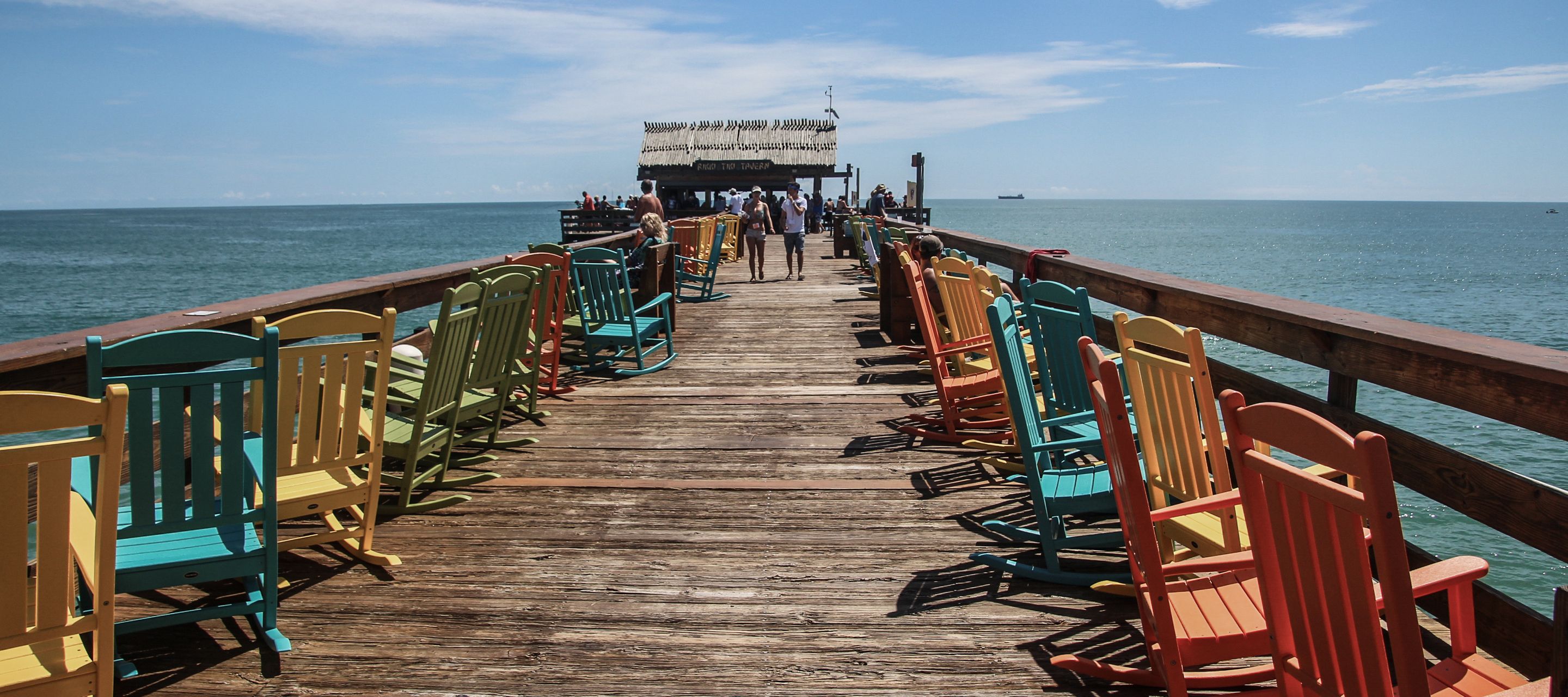 Der phänomenale Westgate Cocoa Beach Pier ist ein beliebter Ort für Familie, Freunde und Spass.