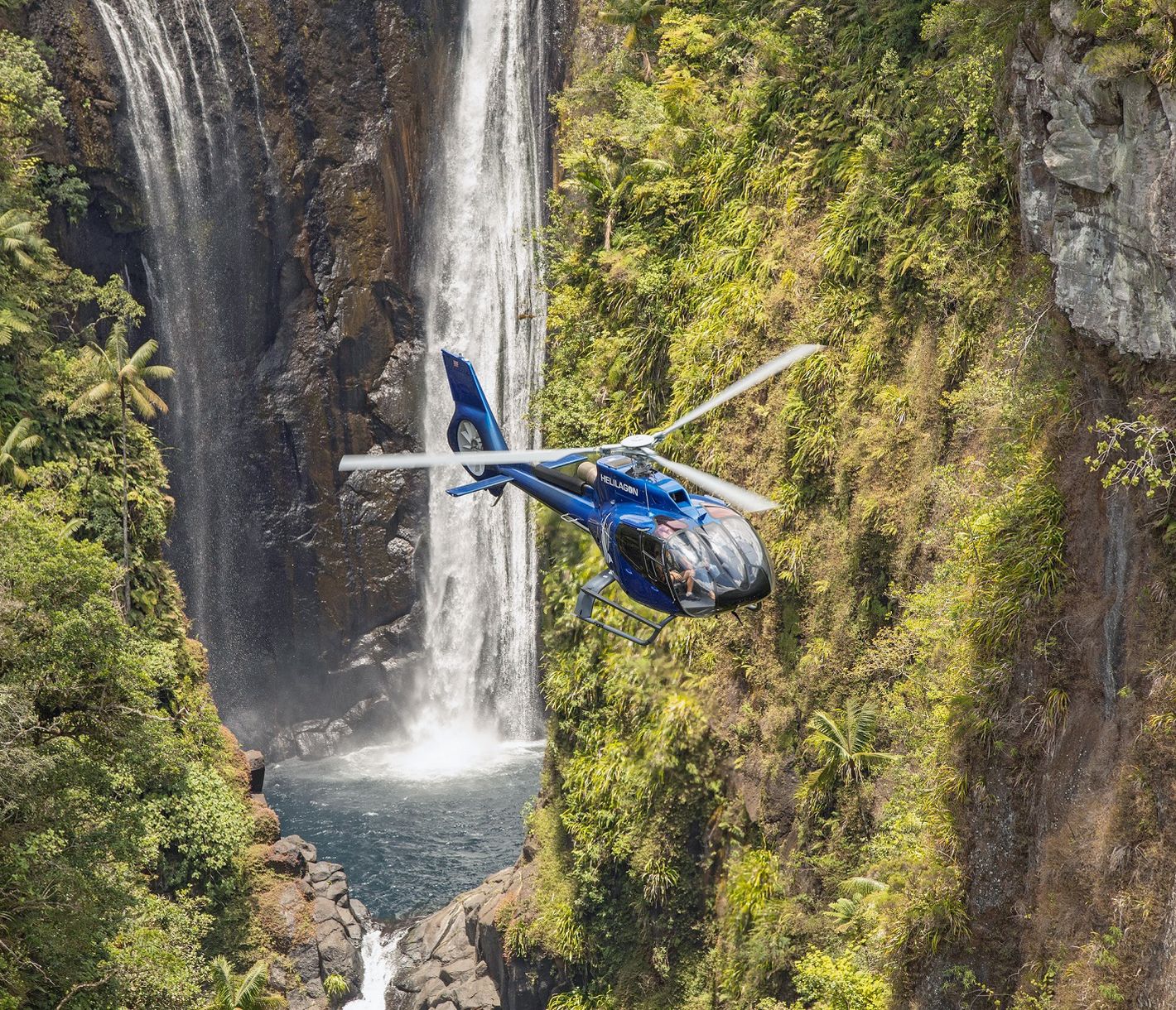 Atemberaubend – ein Überflug von La Réunion im Helikopter