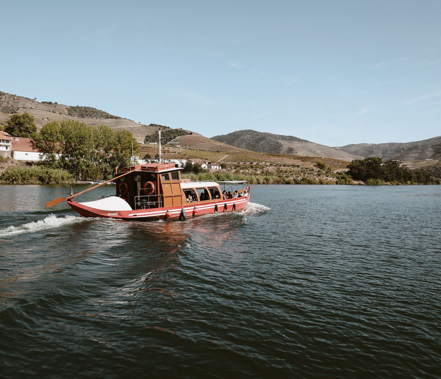 Schiff auf dem Douro