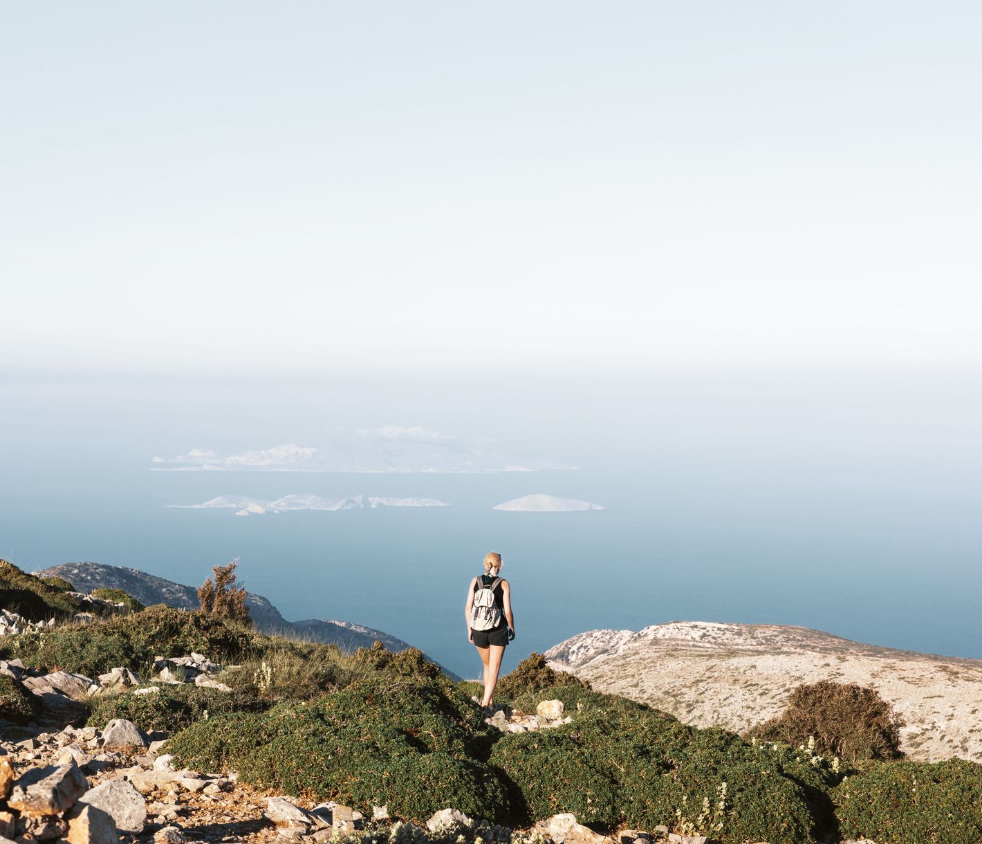 Wandern auf dem Berg Zeus