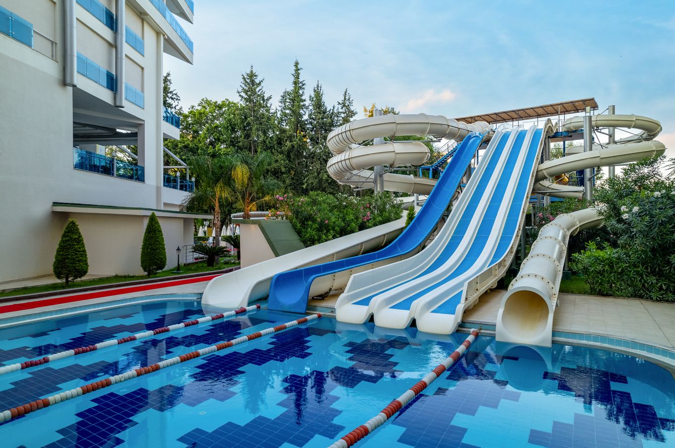 Toboggans aquatiques