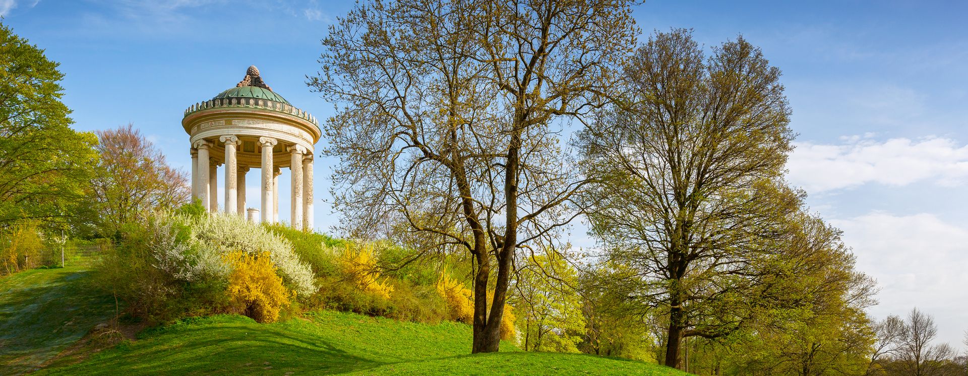 Der Monopteros im Englischen Garten