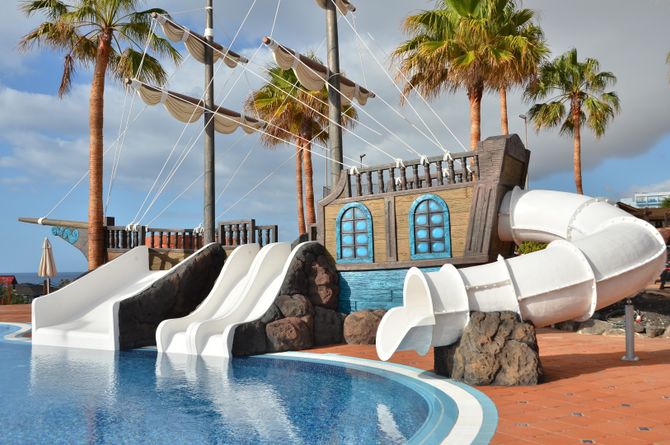 Toboggans aquatiques