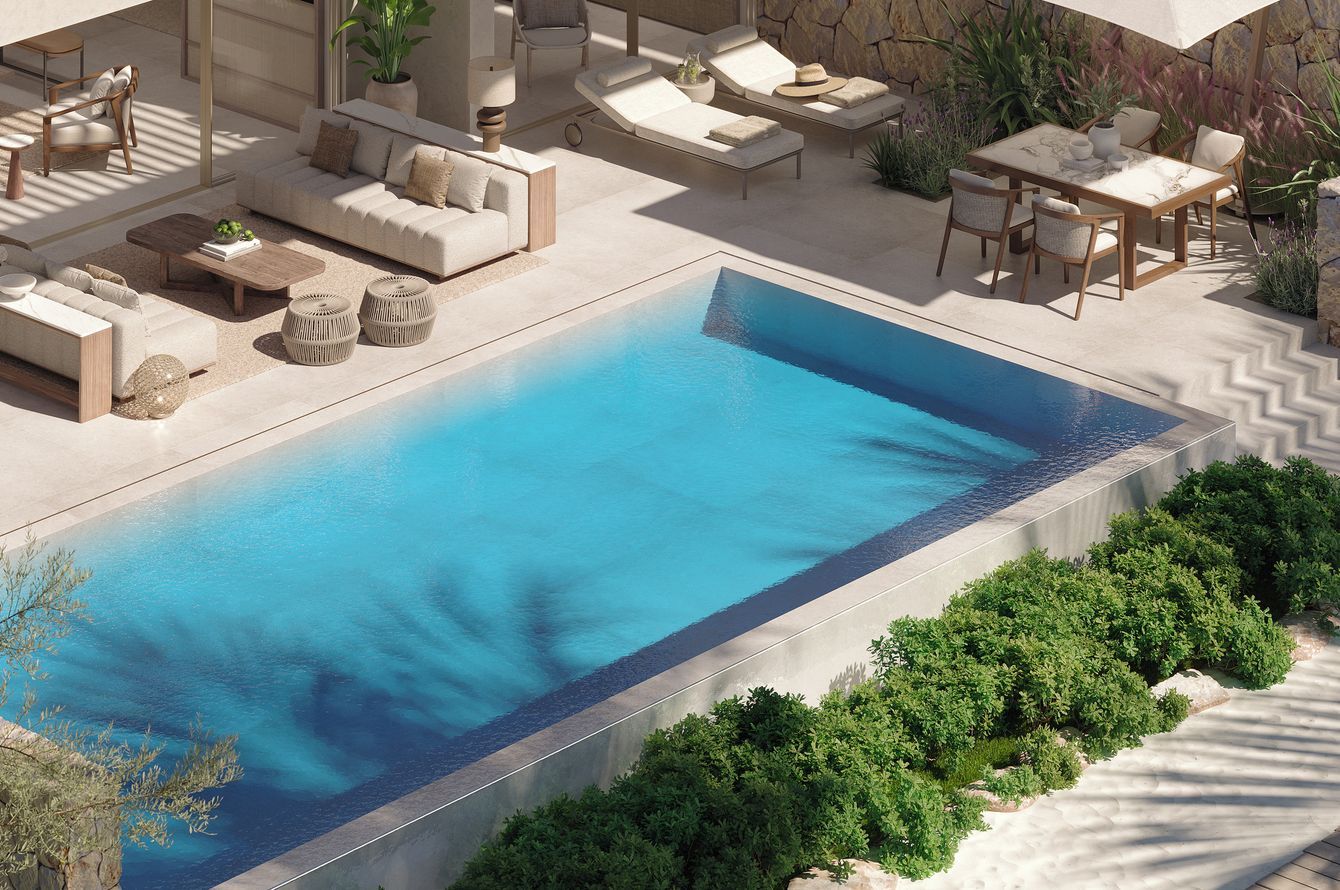 Residence Private Pool Beach Front mit 2 Schlafzimmern