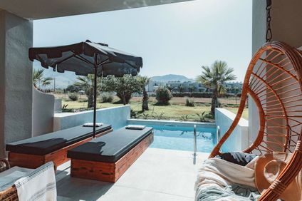 Doppelzimmer Superior mit privatem Pool