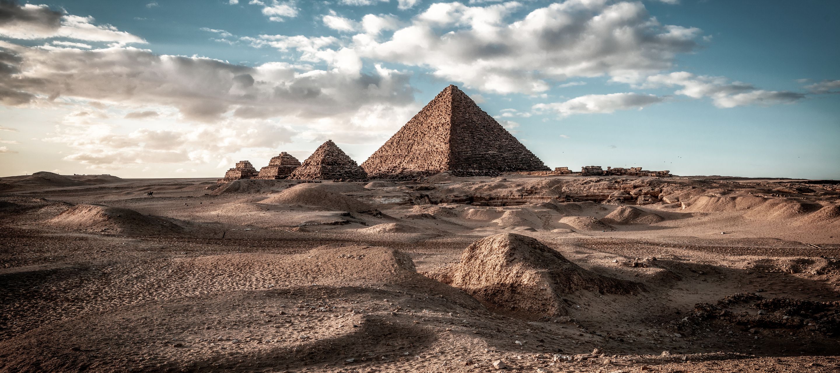 Relikte der ägyptischen Hochkulur, die Pyramiden von Gizeh