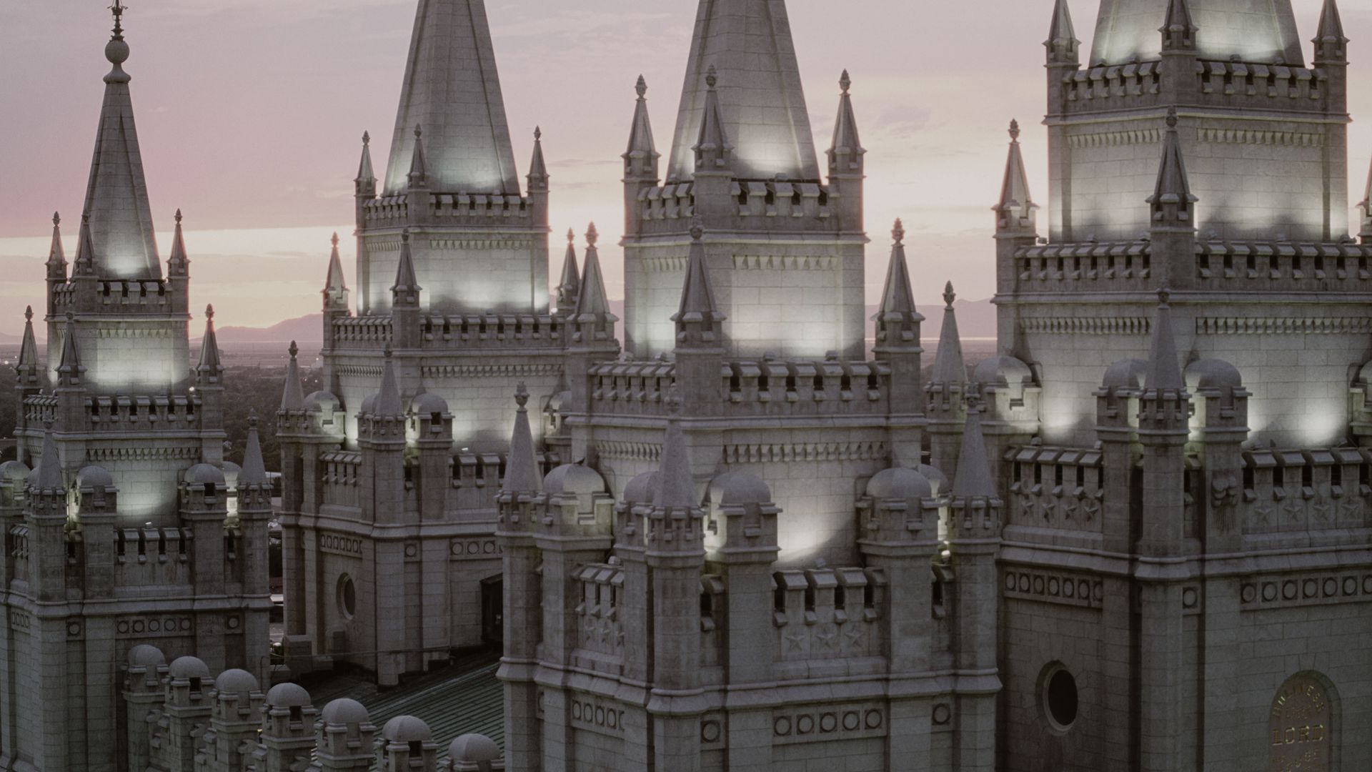 Der beeindruckende Mormonentempel in Salt Lake City